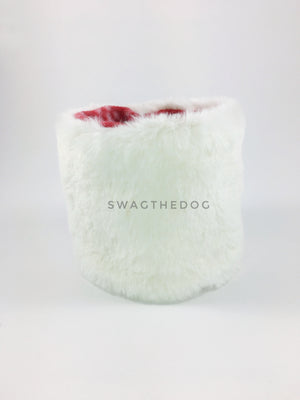 Full of Heart Swagsnood - Product Front View. Faux Fur side