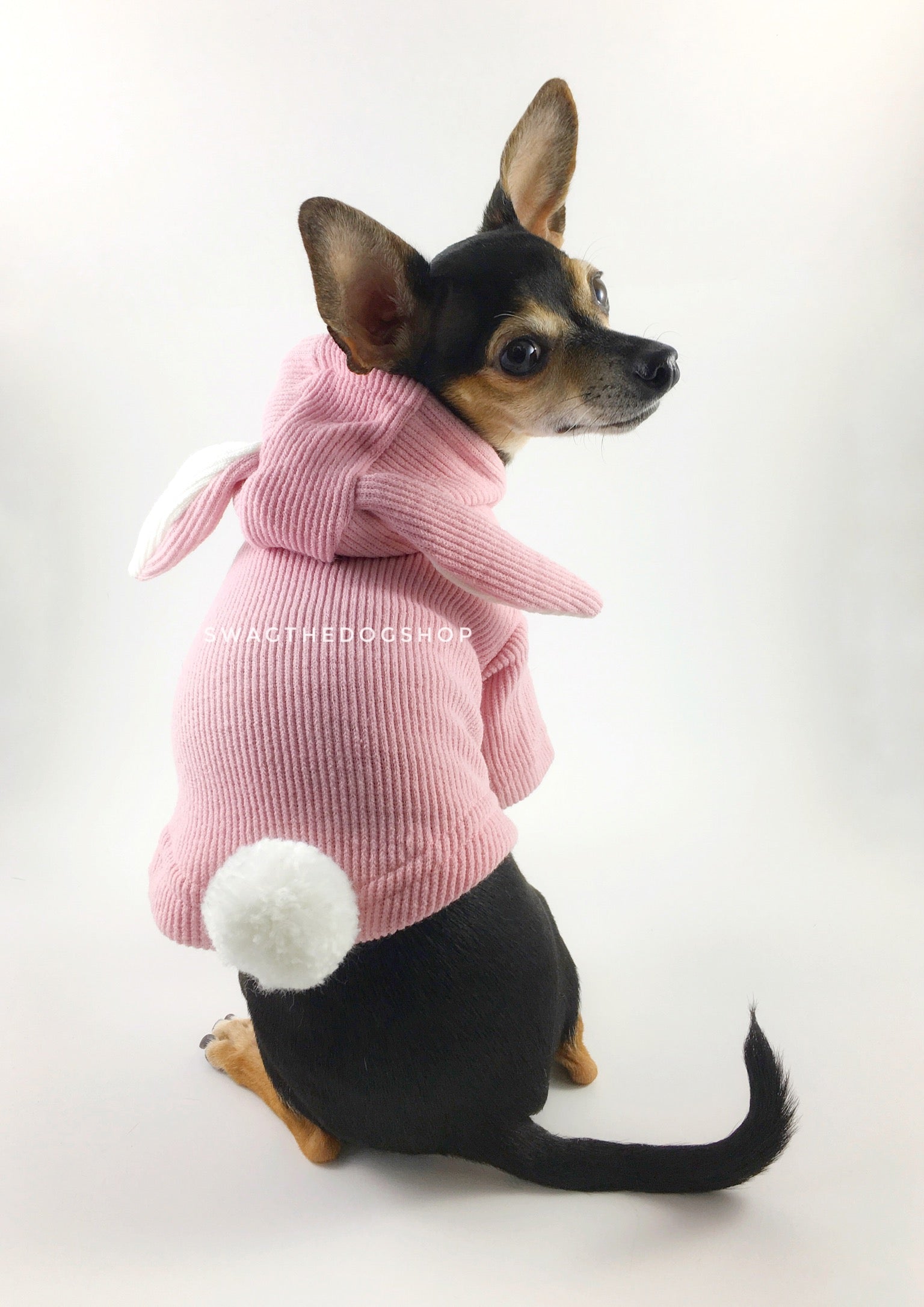 Pink 2024 bunny sweater