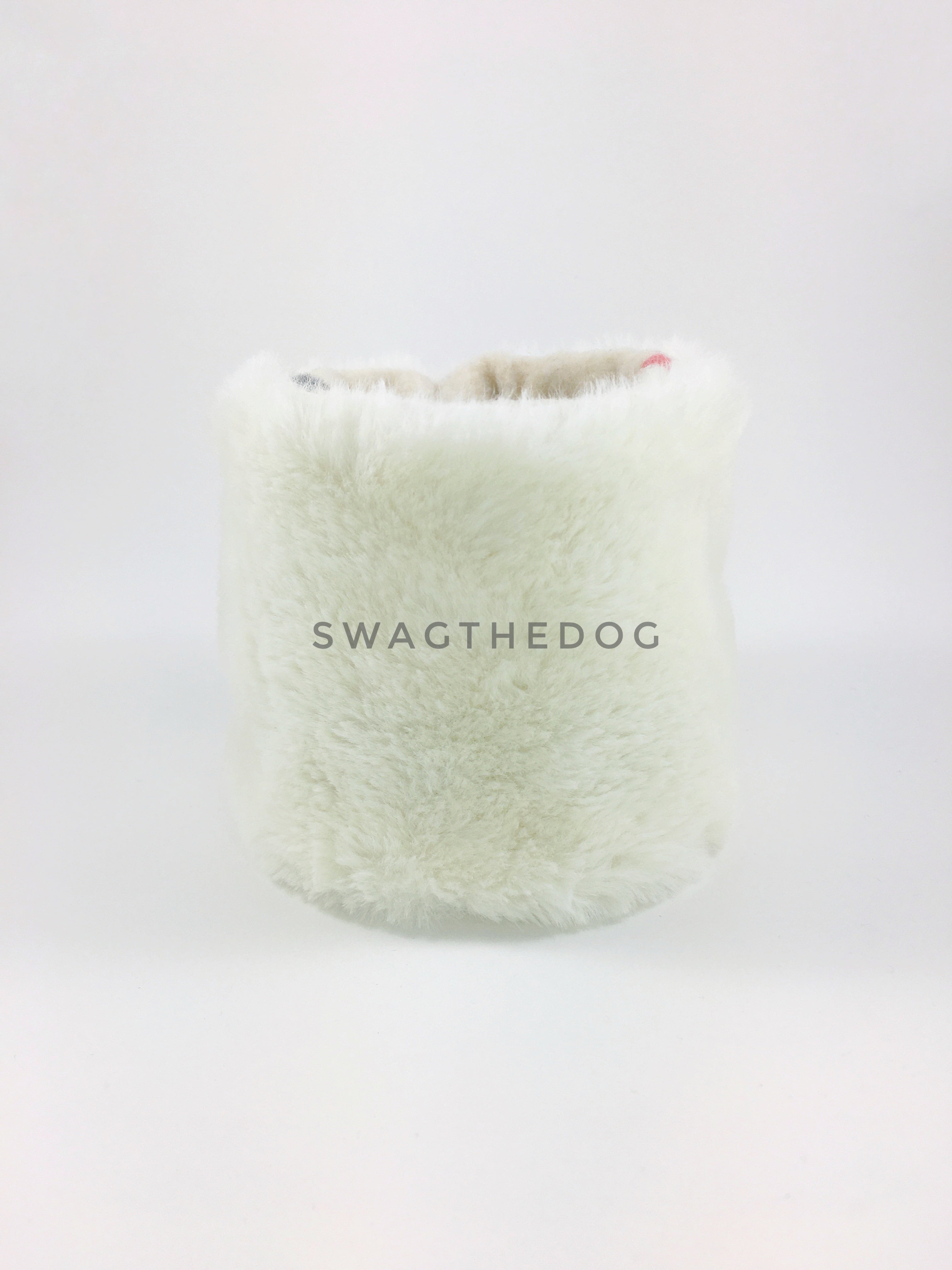 Furberry Swagsnood - Product Front View. Faux Fur side