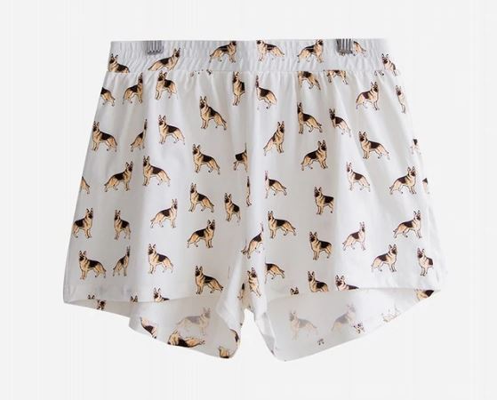 Swag PJ Shorts with German Shepherd Dog Print