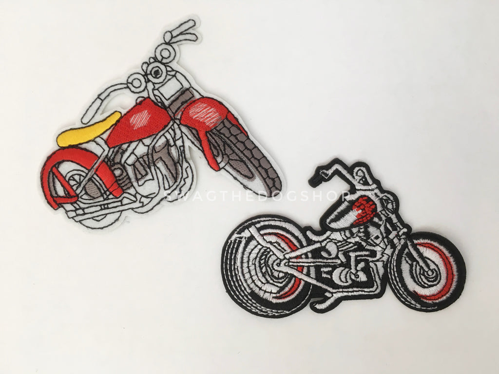 Patch Add-On of Motorcycles. Motorcycle Patches