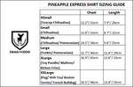 Pineapple Express Shirt - Sizing Guide. Pineapple Print Shirt