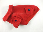 Yachtsman Red Shirt - Product Side View. Red Shirt with Fleece Inside