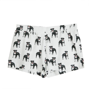 Swag PJ Shorts with Pitbull Dog Print